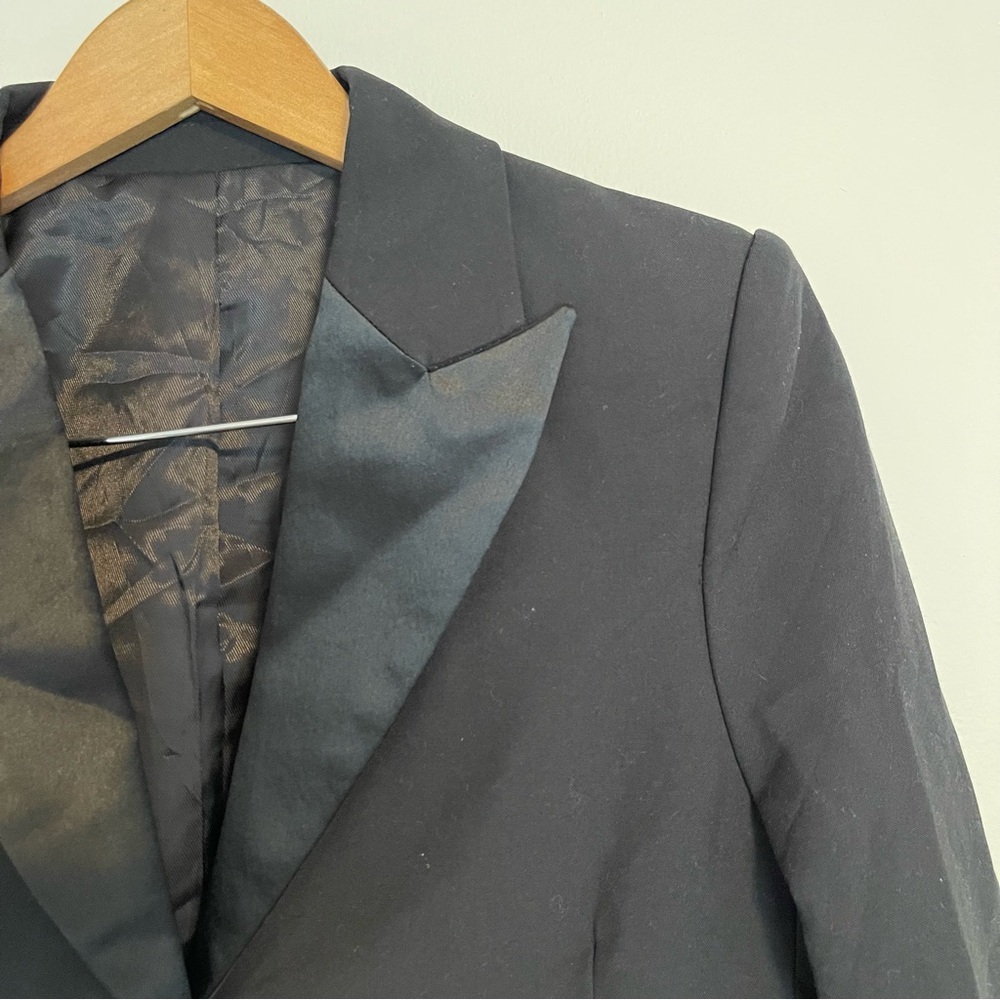 Saint Laurent Blazer Tuxedo lapel Black Jacket with Gold Buttons 40 - Picture 7 of 15